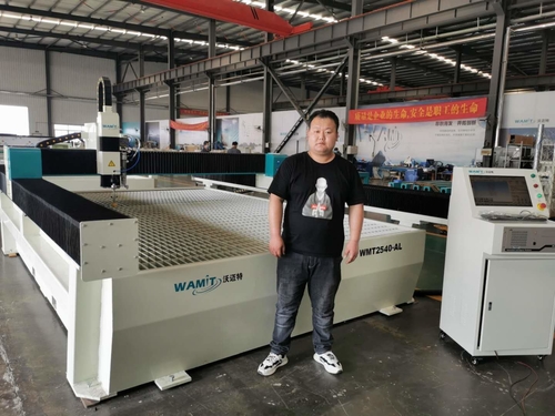 Latest company case about 2.5*5m water jet cutting machine