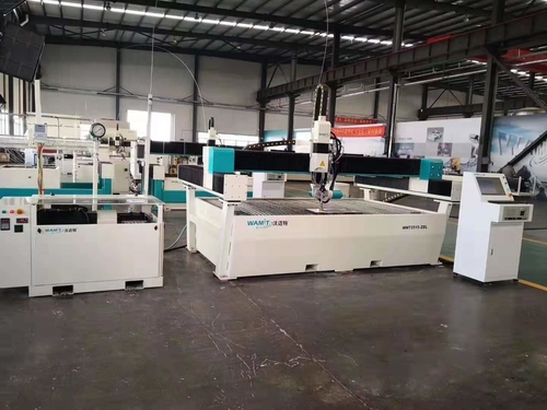 Latest company case about 1500*2500mm waterjet cutter with entire body for marble mosaic cutting