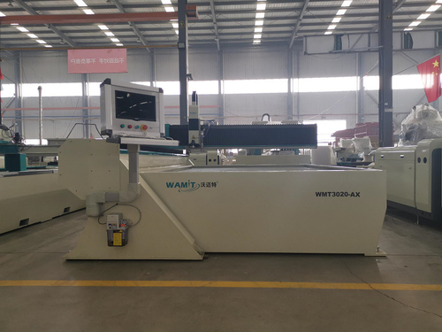 Latest company case about 3*2m cantilever type waterjet cutter for glass cutting factory