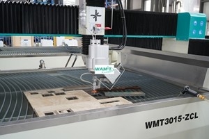 Plastic Material Cutting High Pressure Water Jet Cutting Machine with 60000psi Pump Pressure