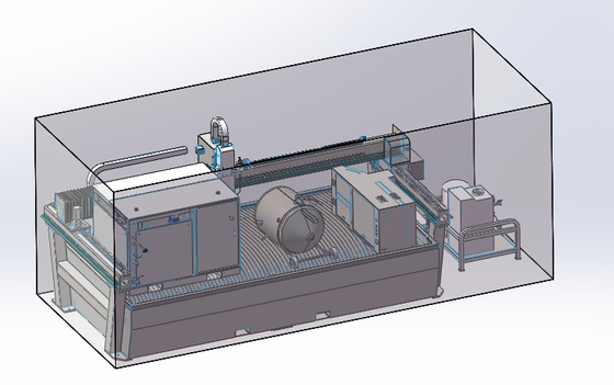 WMT300 3020-CL 220V 380V 440V 200MM Steel Alloy Aluminum Copper 5 Axis Cnc Waterjet Cutter