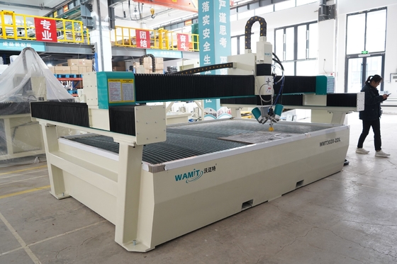 WMT200 2515-ZDL 1500*2500mm High Pressure Water Cutter / 380V  Water Jet Wood Marble Mosaic Granite Cutting Machine