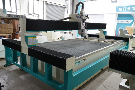 WMT2040-AL 3 axis 2000*4000mm 50m/min moving speed Water Jet Foam Cutting Machine Water Jet Steel Cutter