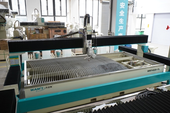 WMT2040-AL 3 axis 2000*4000mm 50m/min moving speed Water Jet Foam Cutting Machine Water Jet Steel Cutter