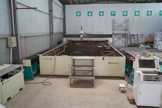 WMT4080-AL Three Axis High Accuracy 4*8m 420 Mpa Stainless Steel Metal CNC Cutting Water Jet Cutter Machine