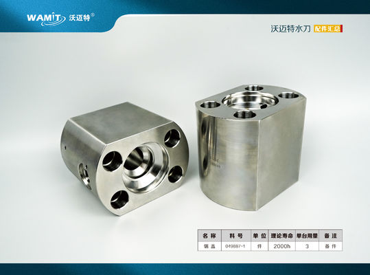 Waterjet Accessories Water Jet Cutter Parts 60k Direct Drive Pump End Cap Assembly 049887-1