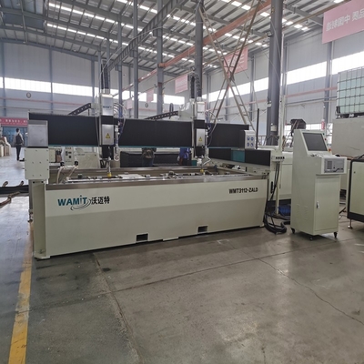 WMT3112-ZALD Laminated Glass Water Jet Cutter with Control Accuracy ±0.01mm and 60000psi Intensifier Pump