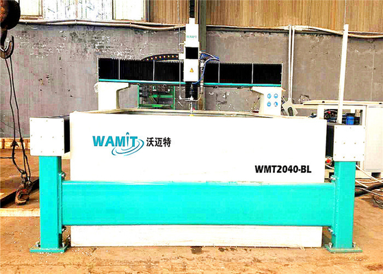 WMT2040-AL 3 axis 2000*4000mm 50m/min moving speed Water Jet Foam Cutting Machine Water Jet Steel Cutter