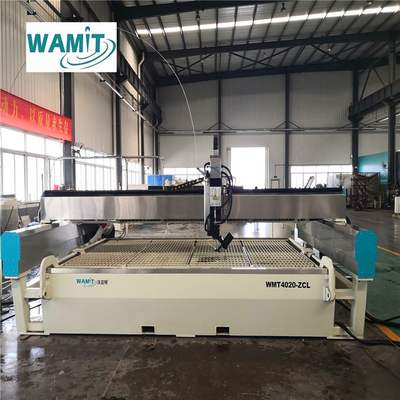 WMT4080-AL Three Axis High Accuracy 4*8m 420 Mpa Stainless Steel Metal CNC Cutting Water Jet Cutter Machine