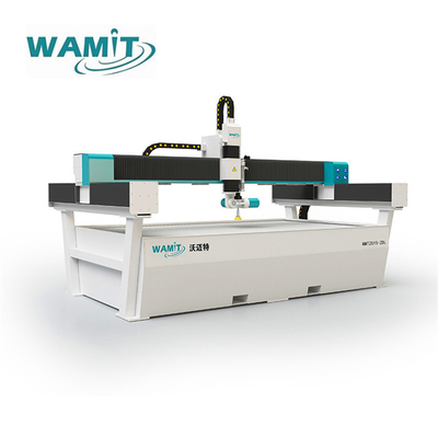 Ceramics Cutting 2.5*1.5m AB 5 Axis Water Jet Cutter With 60000Psi Direct Drive Pump